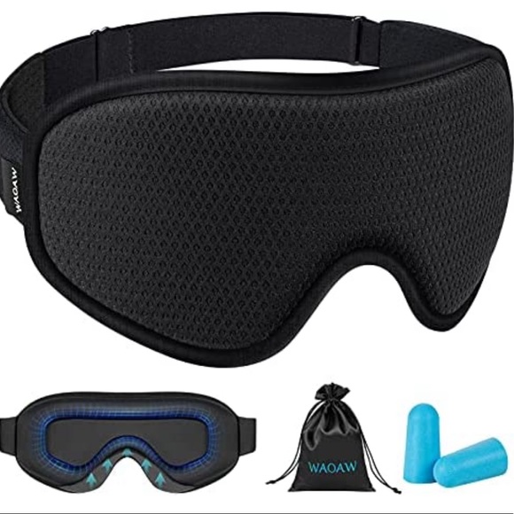 Sleeping mask and ear bud set - Picture 2 of 2